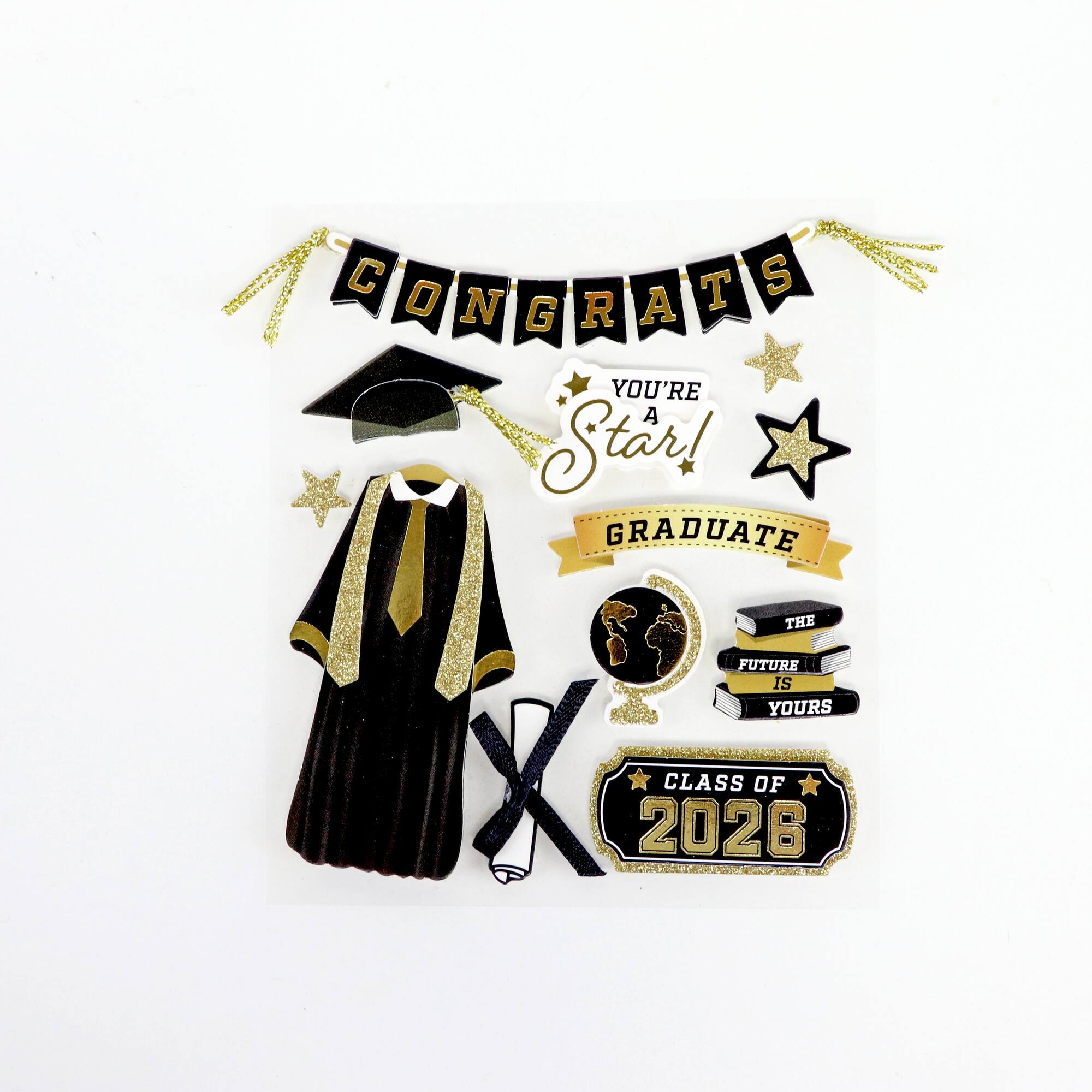 Graduation Gown Dimensional Stickers by Recollections™